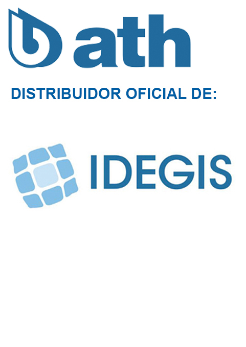 Imagen del logotipo de ath e idegis de la cual informa que ath es distribuidor oficial de idegis